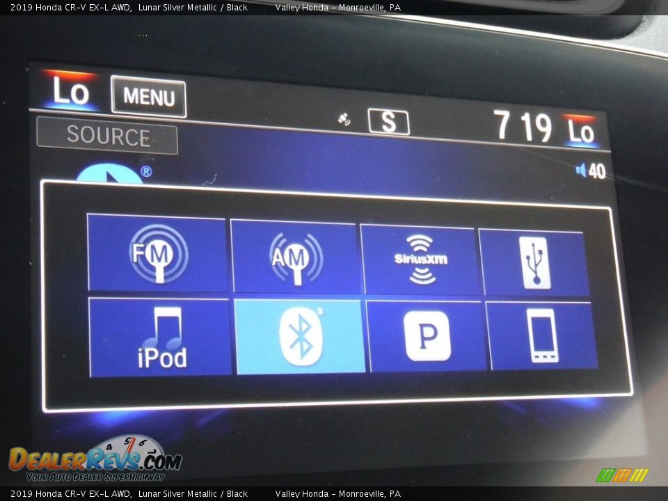 2019 Honda CR-V EX-L AWD Lunar Silver Metallic / Black Photo #19