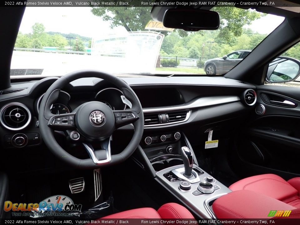 Dashboard of 2022 Alfa Romeo Stelvio Veloce AWD Photo #14