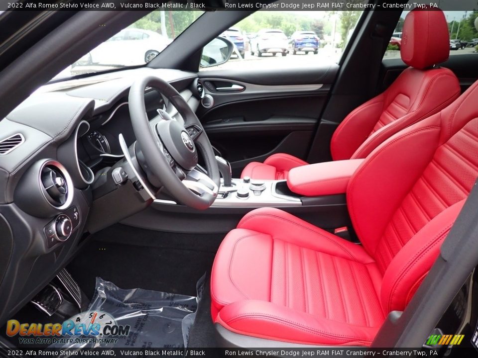 Front Seat of 2022 Alfa Romeo Stelvio Veloce AWD Photo #15