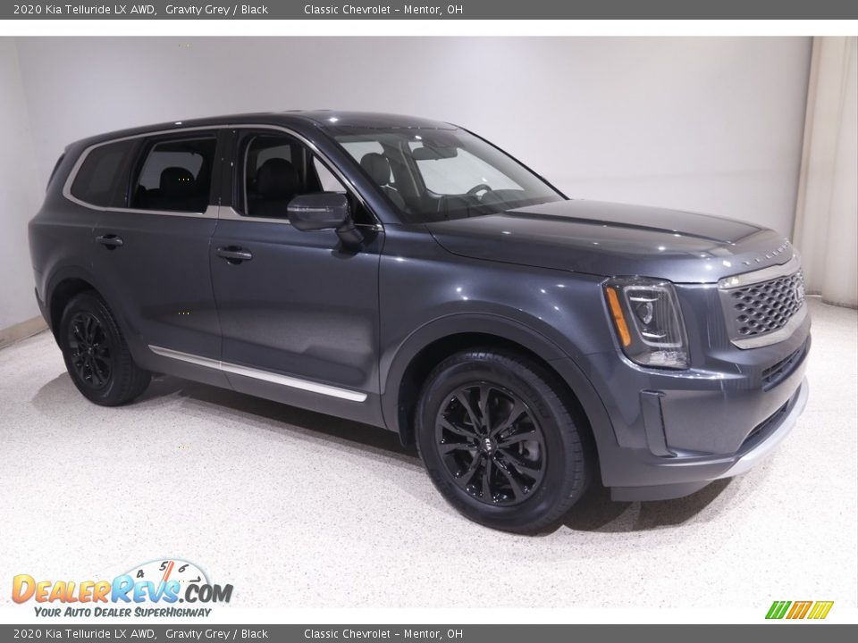 2020 Kia Telluride LX AWD Gravity Grey / Black Photo #1