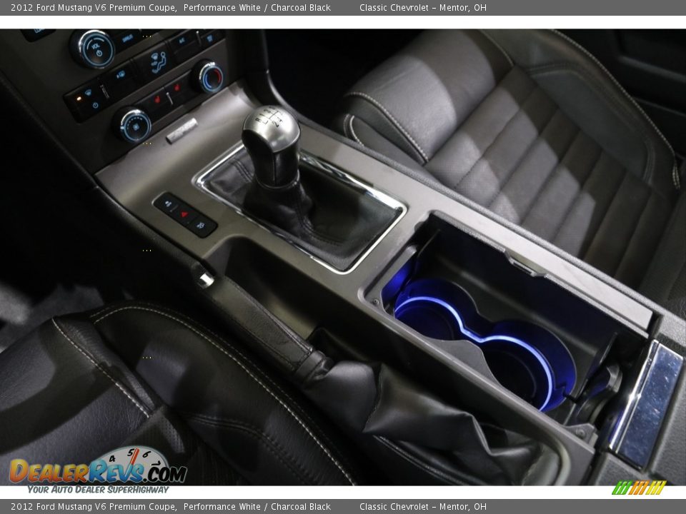 2012 Ford Mustang V6 Premium Coupe Performance White / Charcoal Black Photo #13