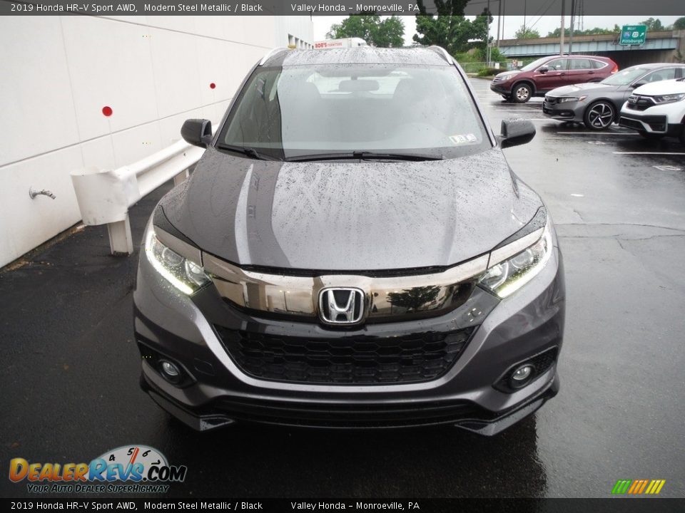 2019 Honda HR-V Sport AWD Modern Steel Metallic / Black Photo #4