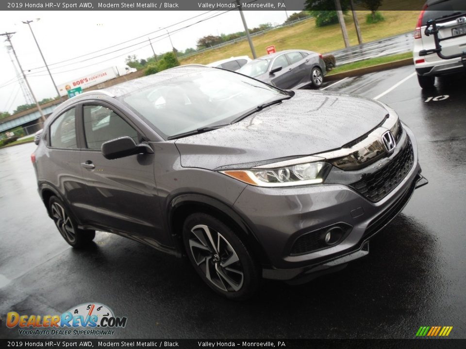 2019 Honda HR-V Sport AWD Modern Steel Metallic / Black Photo #5