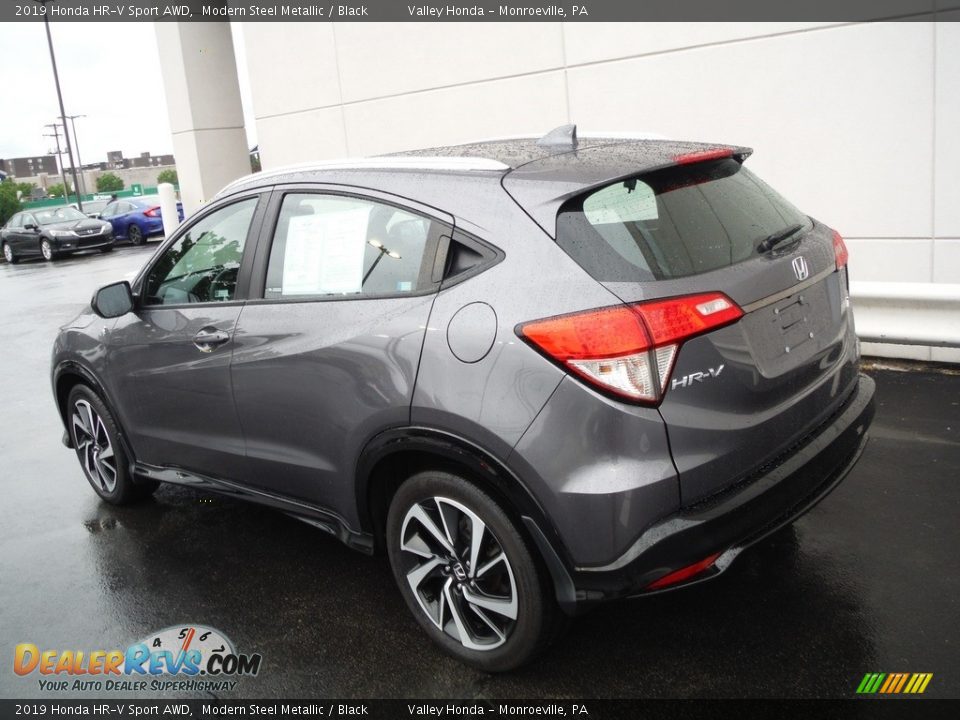 2019 Honda HR-V Sport AWD Modern Steel Metallic / Black Photo #9