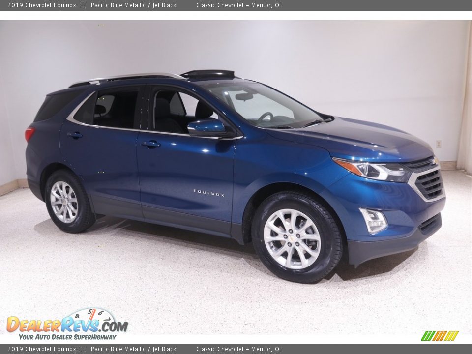 2019 Chevrolet Equinox LT Pacific Blue Metallic / Jet Black Photo #1