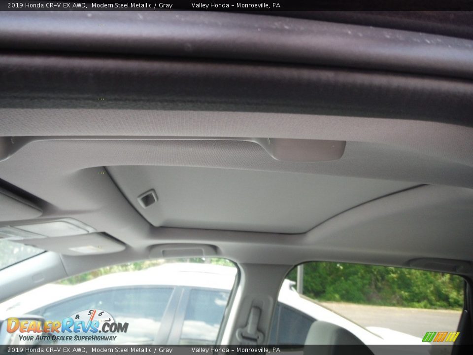 2019 Honda CR-V EX AWD Modern Steel Metallic / Gray Photo #12