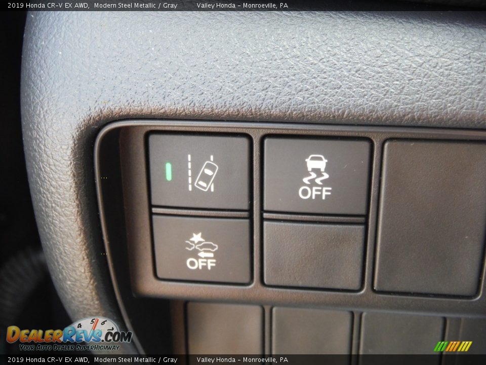 2019 Honda CR-V EX AWD Modern Steel Metallic / Gray Photo #16