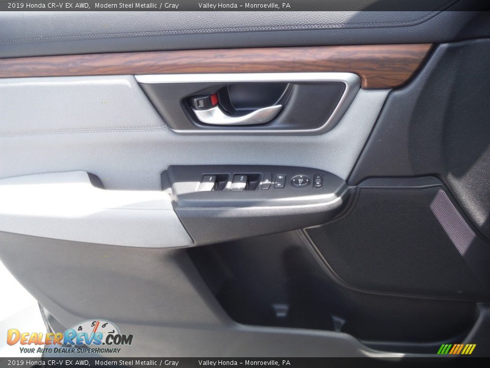 2019 Honda CR-V EX AWD Modern Steel Metallic / Gray Photo #17