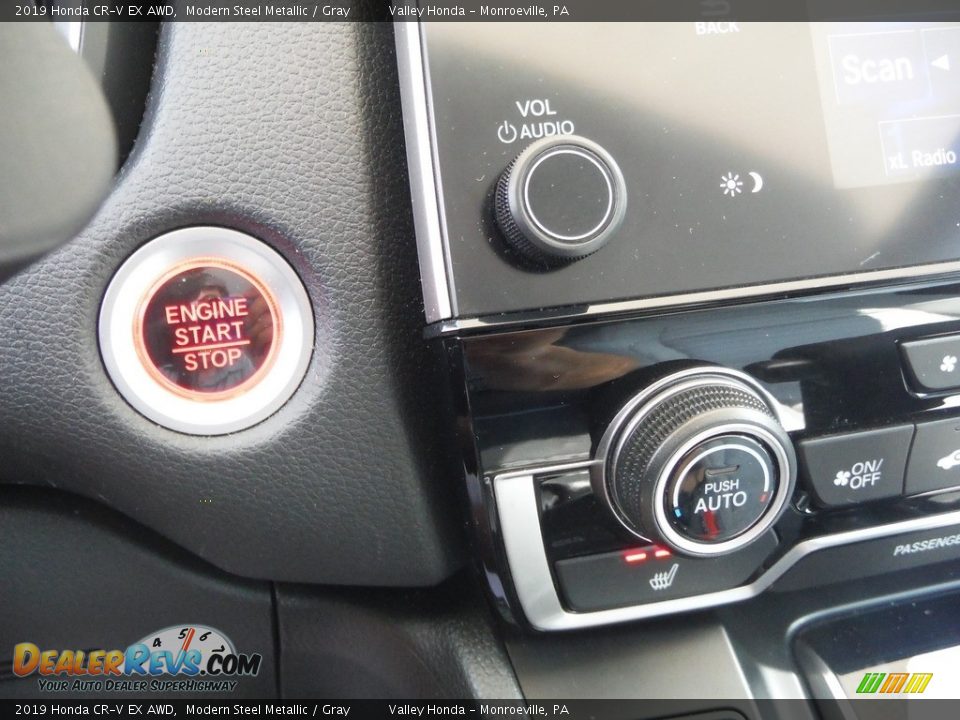 2019 Honda CR-V EX AWD Modern Steel Metallic / Gray Photo #19