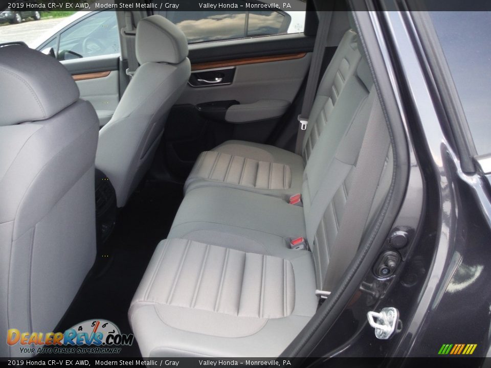 2019 Honda CR-V EX AWD Modern Steel Metallic / Gray Photo #28