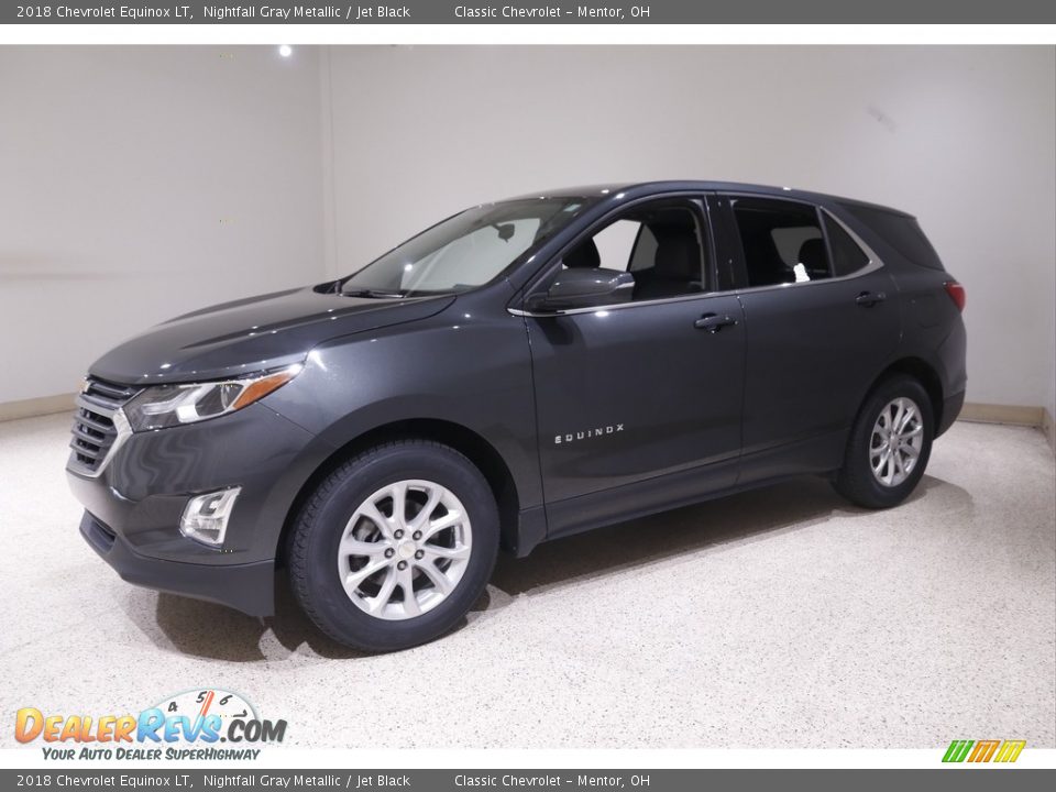 2018 Chevrolet Equinox LT Nightfall Gray Metallic / Jet Black Photo #3