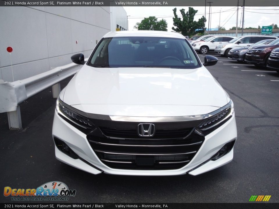 2021 Honda Accord Sport SE Platinum White Pearl / Black Photo #4