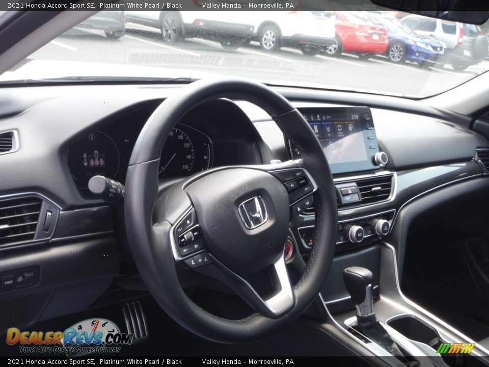 2021 Honda Accord Sport SE Platinum White Pearl / Black Photo #10