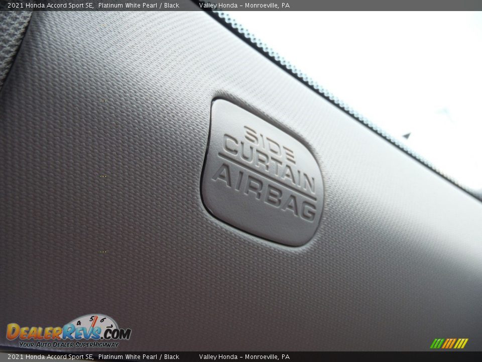 2021 Honda Accord Sport SE Platinum White Pearl / Black Photo #15