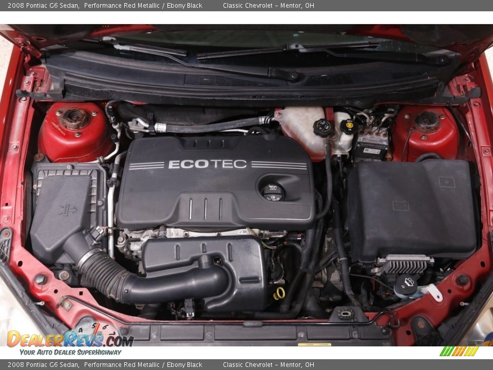 2008 Pontiac G6 Sedan Performance Red Metallic / Ebony Black Photo #16