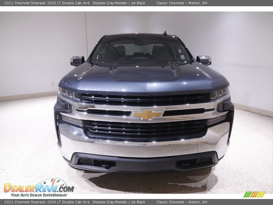 2021 Chevrolet Silverado 1500 LT Double Cab 4x4 Shadow Gray Metallic / Jet Black Photo #2