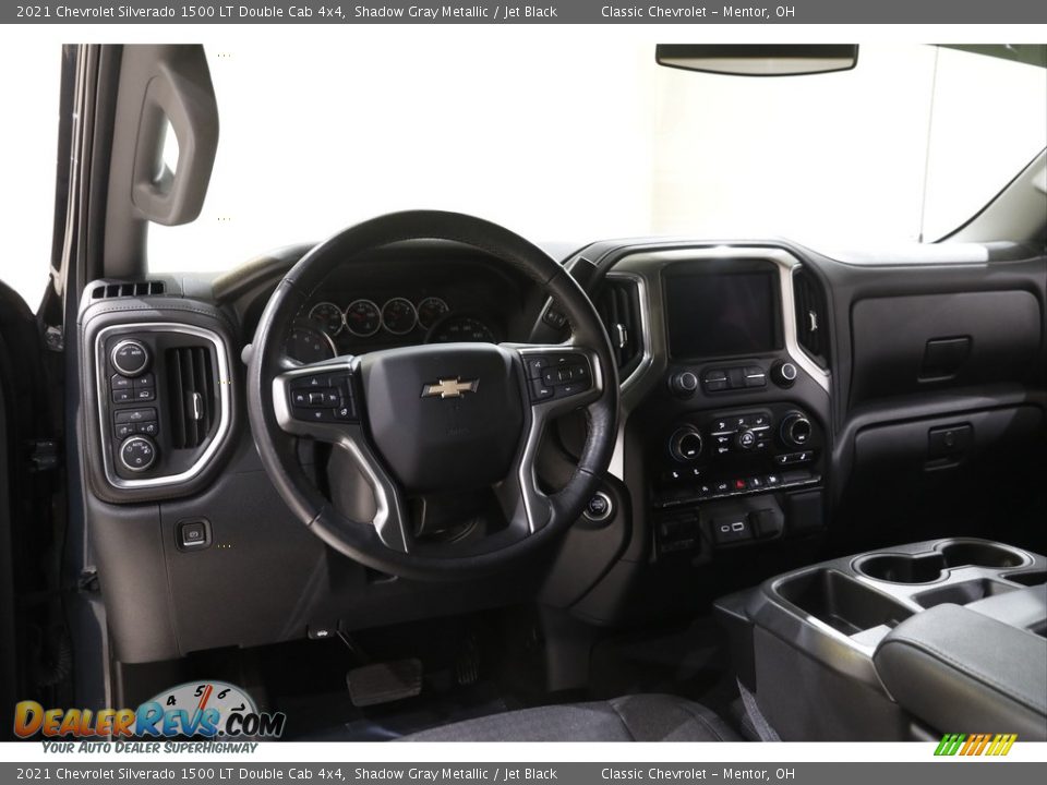 2021 Chevrolet Silverado 1500 LT Double Cab 4x4 Shadow Gray Metallic / Jet Black Photo #7
