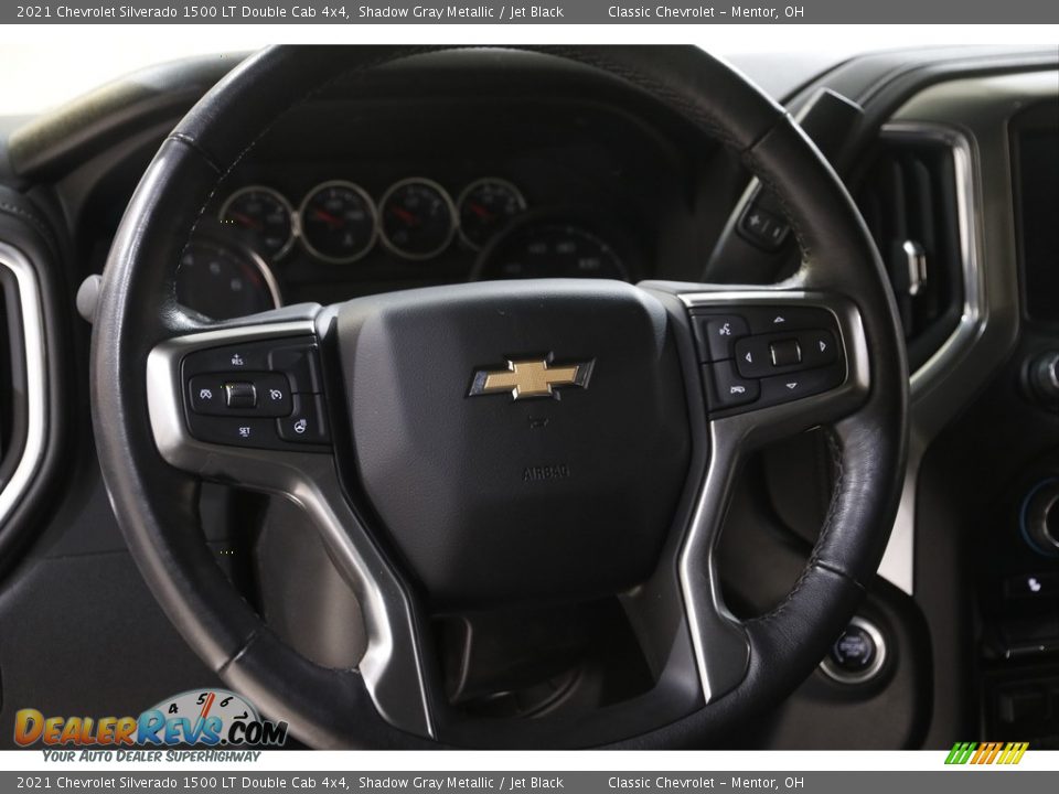 2021 Chevrolet Silverado 1500 LT Double Cab 4x4 Shadow Gray Metallic / Jet Black Photo #8