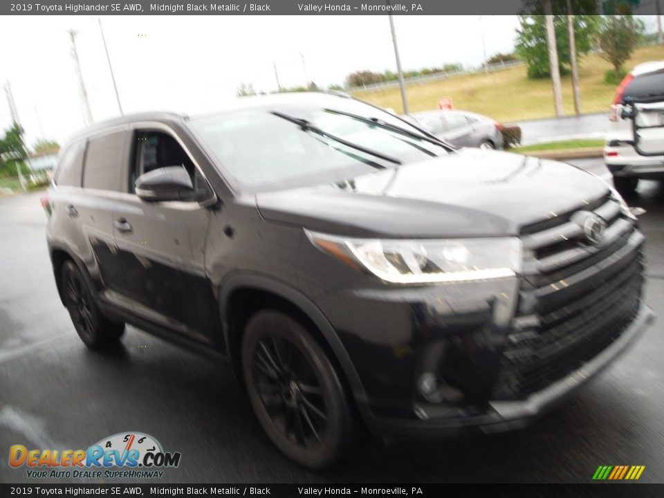 2019 Toyota Highlander SE AWD Midnight Black Metallic / Black Photo #5