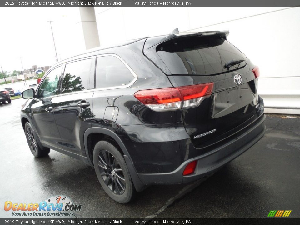 2019 Toyota Highlander SE AWD Midnight Black Metallic / Black Photo #9