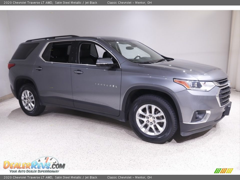 2020 Chevrolet Traverse LT AWD Satin Steel Metallic / Jet Black Photo #1