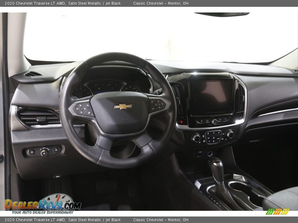 2020 Chevrolet Traverse LT AWD Satin Steel Metallic / Jet Black Photo #6