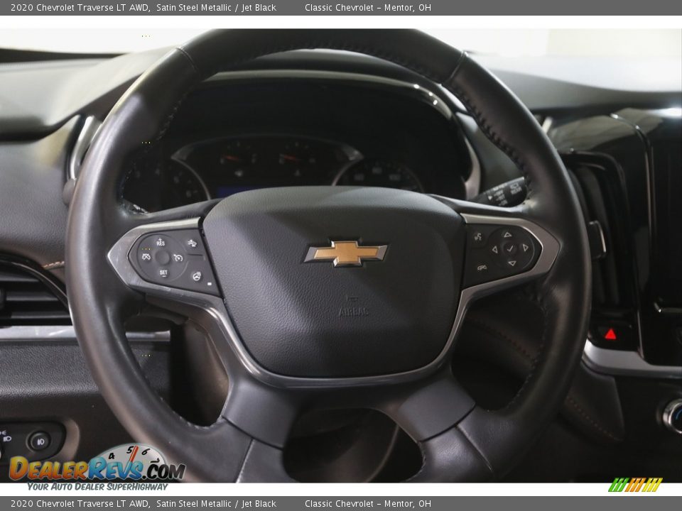 2020 Chevrolet Traverse LT AWD Satin Steel Metallic / Jet Black Photo #7