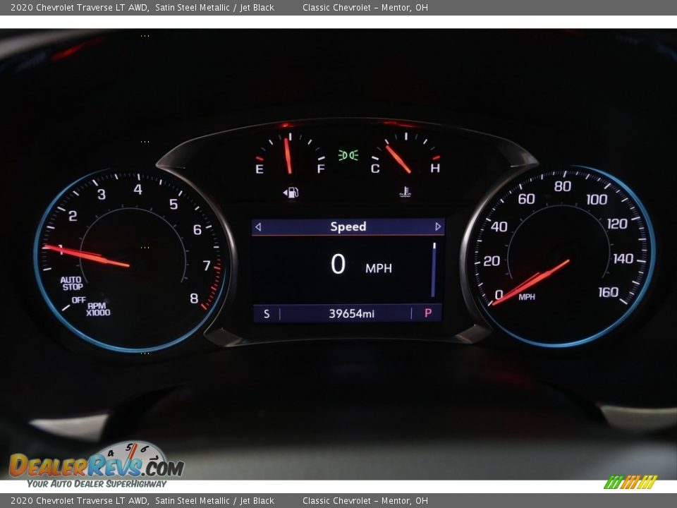 2020 Chevrolet Traverse LT AWD Satin Steel Metallic / Jet Black Photo #8