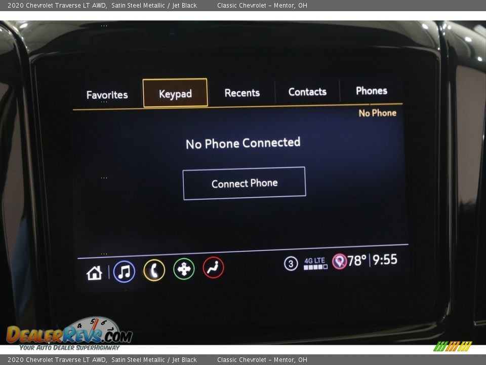 2020 Chevrolet Traverse LT AWD Satin Steel Metallic / Jet Black Photo #11