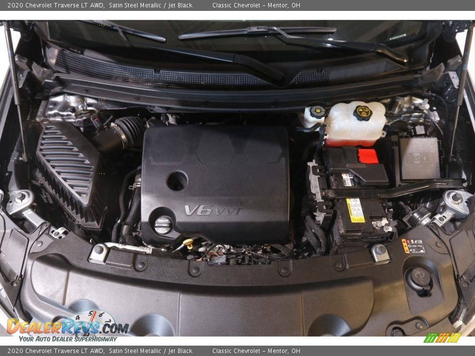 2020 Chevrolet Traverse LT AWD Satin Steel Metallic / Jet Black Photo #21