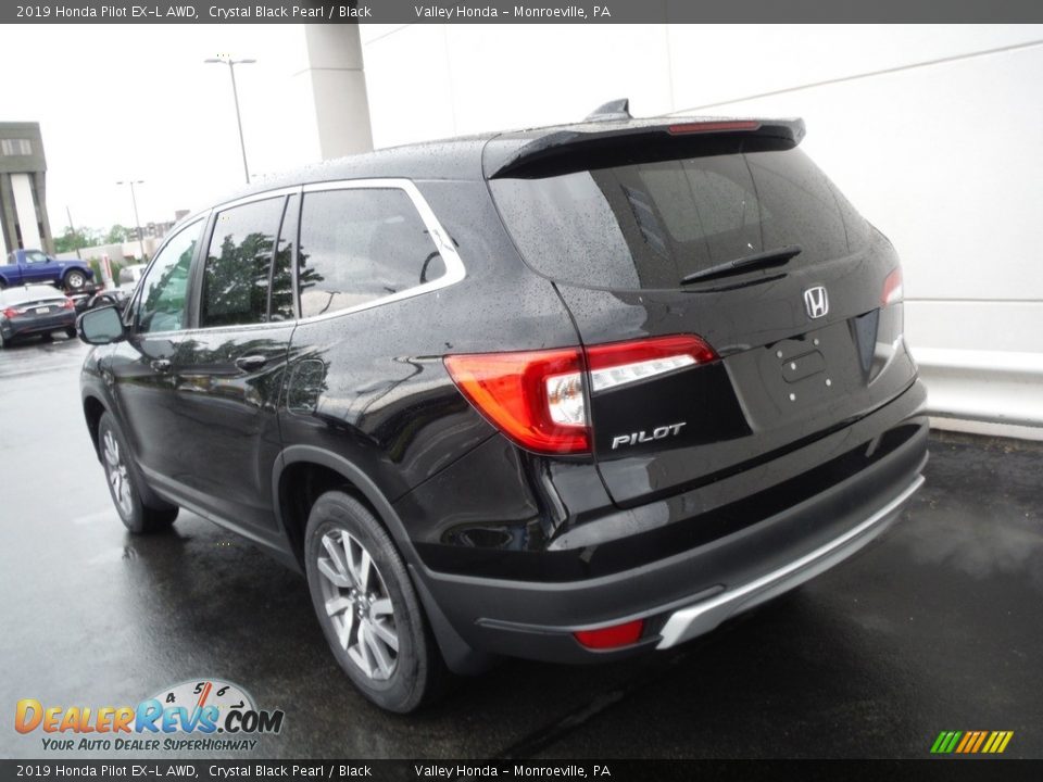 2019 Honda Pilot EX-L AWD Crystal Black Pearl / Black Photo #8