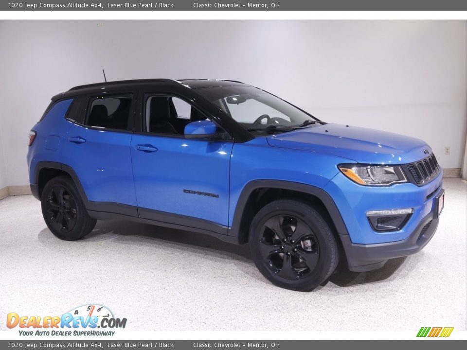 2020 Jeep Compass Altitude 4x4 Laser Blue Pearl / Black Photo #1