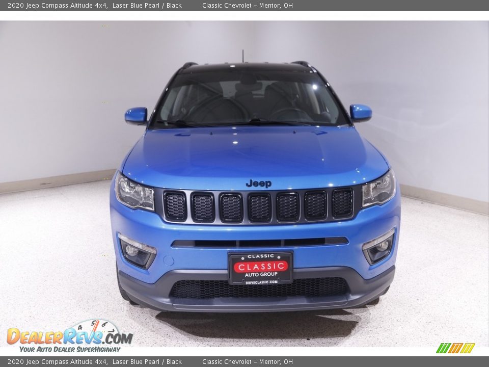 2020 Jeep Compass Altitude 4x4 Laser Blue Pearl / Black Photo #2