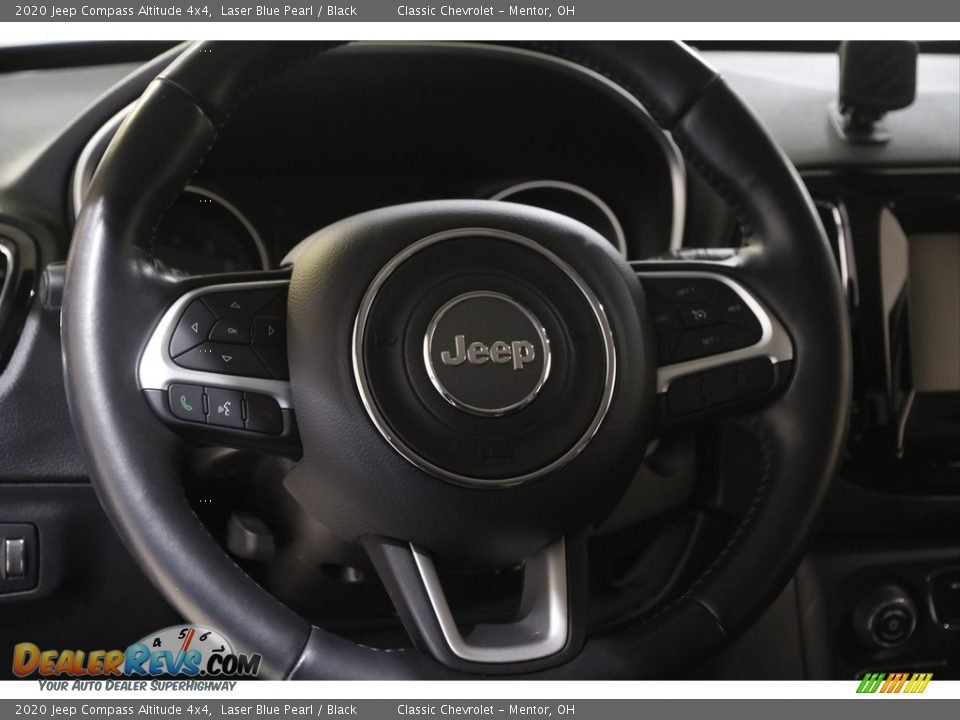 2020 Jeep Compass Altitude 4x4 Laser Blue Pearl / Black Photo #7