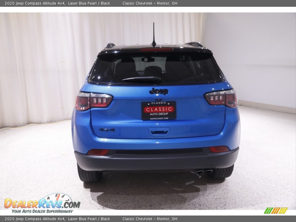 2020 Jeep Compass Altitude 4x4 Laser Blue Pearl / Black Photo #21