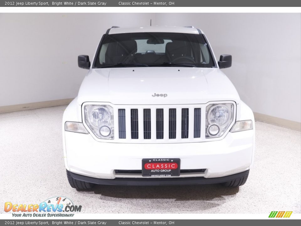 2012 Jeep Liberty Sport Bright White / Dark Slate Gray Photo #2