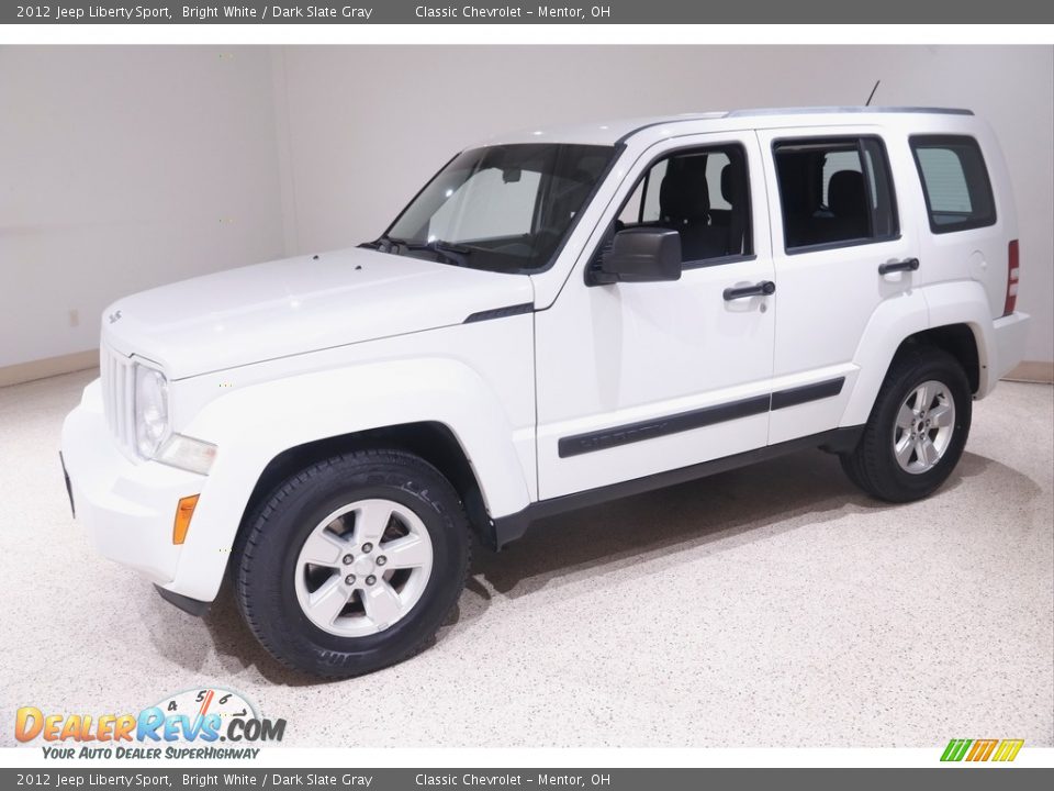 2012 Jeep Liberty Sport Bright White / Dark Slate Gray Photo #3