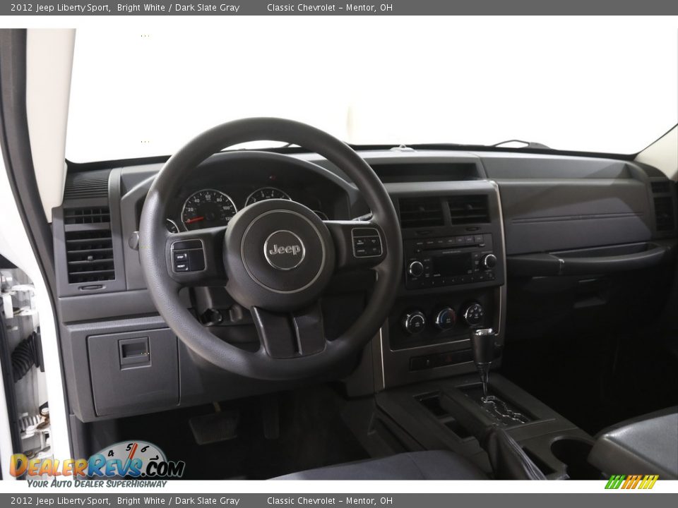 2012 Jeep Liberty Sport Bright White / Dark Slate Gray Photo #6