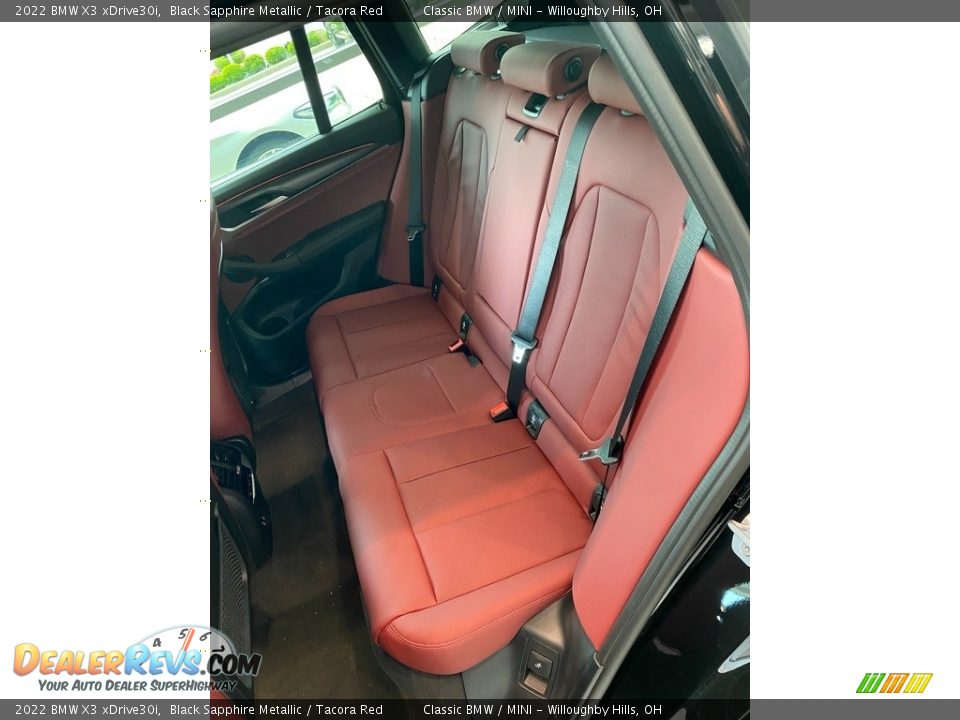 Rear Seat of 2022 BMW X3 xDrive30i Photo #5