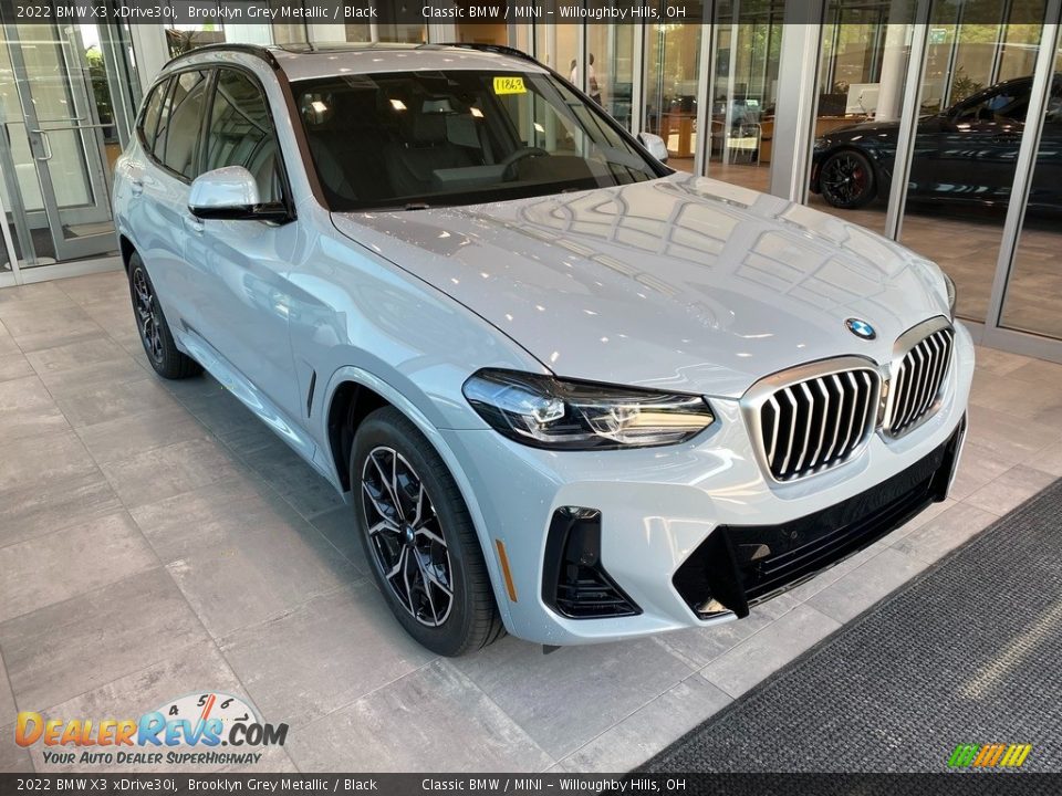 2022 BMW X3 xDrive30i Brooklyn Grey Metallic / Black Photo #1