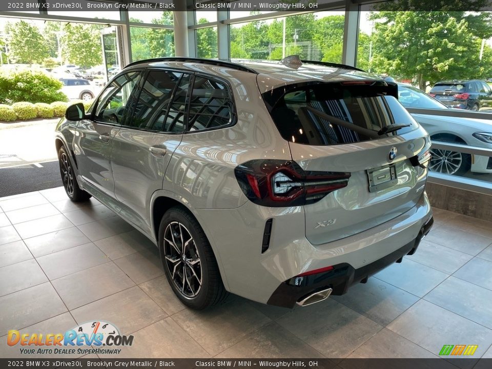 2022 BMW X3 xDrive30i Brooklyn Grey Metallic / Black Photo #2