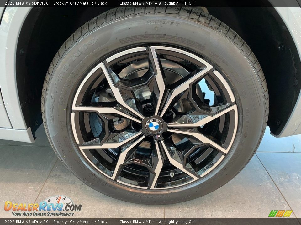 2022 BMW X3 xDrive30i Brooklyn Grey Metallic / Black Photo #3