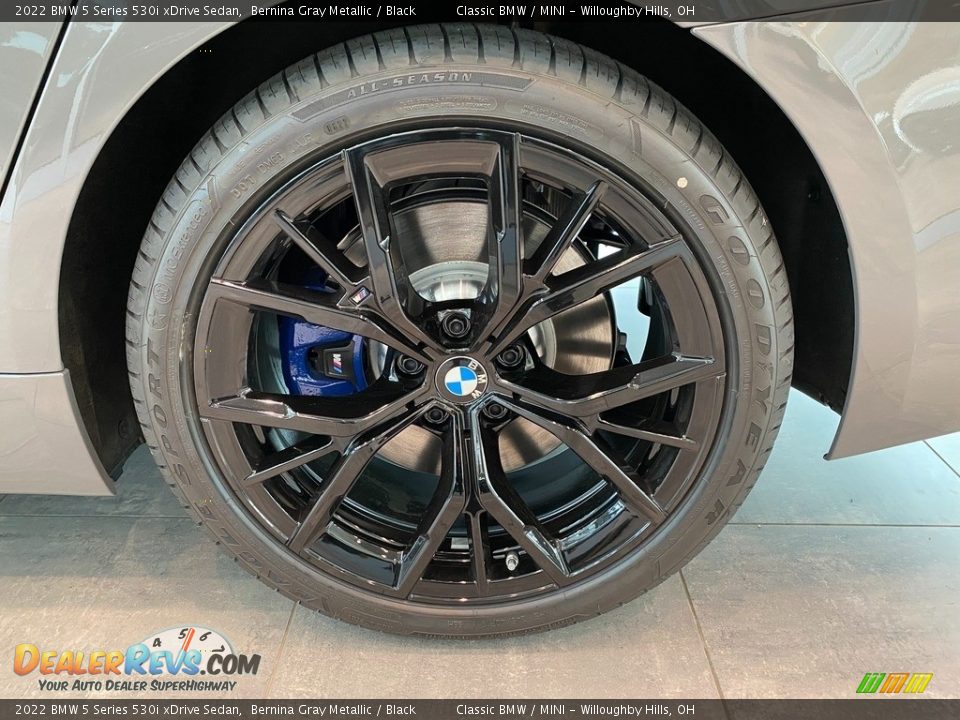 2022 BMW 5 Series 530i xDrive Sedan Bernina Gray Metallic / Black Photo #3