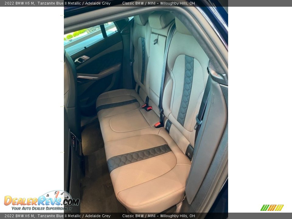 Rear Seat of 2022 BMW X6 M  Photo #5