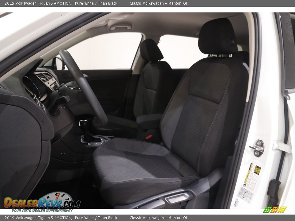 2019 Volkswagen Tiguan S 4MOTION Pure White / Titan Black Photo #5