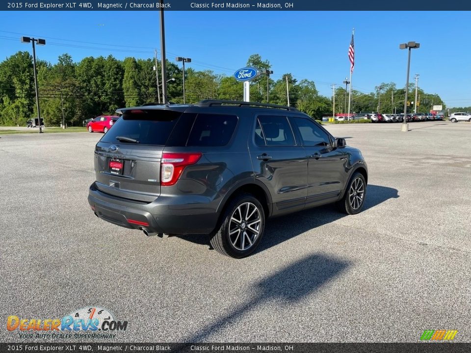 2015 Ford Explorer XLT 4WD Magnetic / Charcoal Black Photo #4