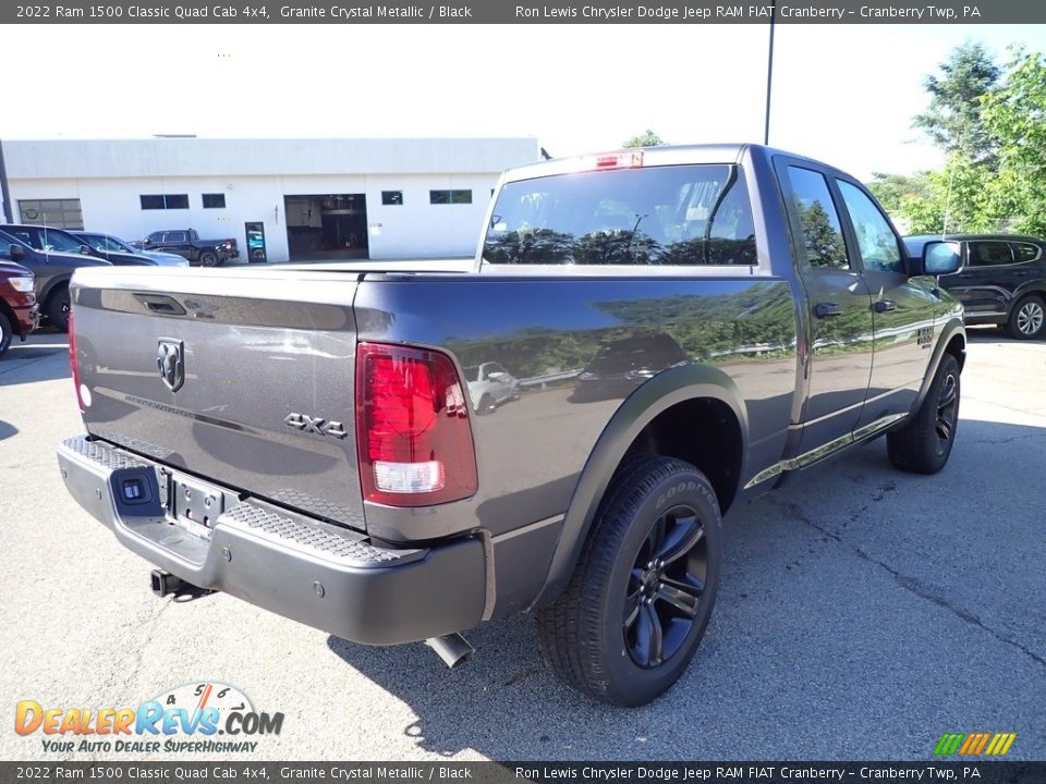 2022 Ram 1500 Classic Quad Cab 4x4 Granite Crystal Metallic / Black Photo #5