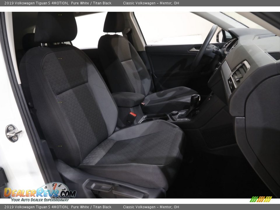 2019 Volkswagen Tiguan S 4MOTION Pure White / Titan Black Photo #13