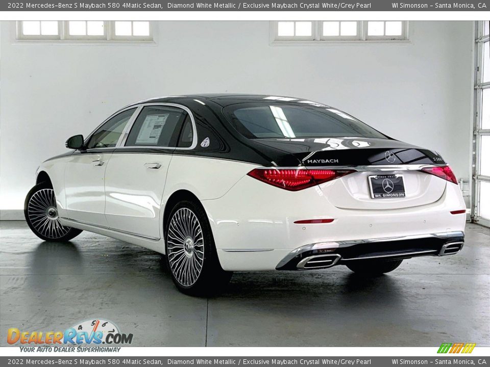 Diamond White Metallic 2022 Mercedes-Benz S Maybach 580 4Matic Sedan Photo #2