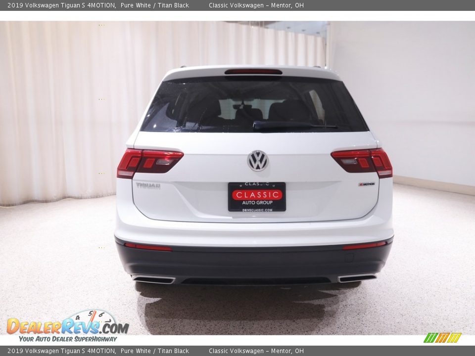 2019 Volkswagen Tiguan S 4MOTION Pure White / Titan Black Photo #16